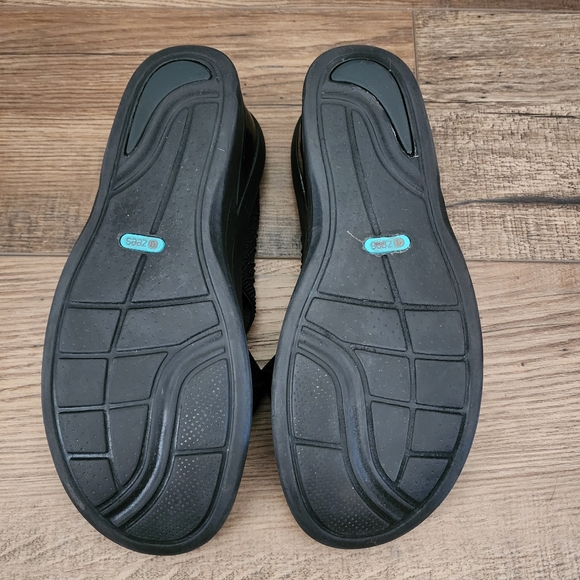 Bzees Vista Black Slide Sandal Comfort Slip On Wedge Heel Women’s Size 9.5 - Picture 7 of 8